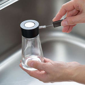 まめいた キッチンブラシ 注ぎ口洗い FCJ714P-KB-478BK-イメージ5