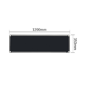 エレクター ベーシックシリーズ Fシュルフ W1200xD350mm ブラック 1枚 ブラック ﾌﾗﾂﾄｼｴﾙﾌW120XD35CMBK-イメージ2