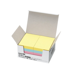コクヨ ふせん〈K2〉75×50mm 4色ミックス 10冊 F972594-K2ﾒ-7550-イメージ1