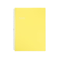 リヒトラブ Pastello ツイストノート セミB5 29穴 イエロー FC09857-N1908-5