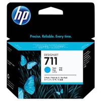 ＨＰ HP 711 インクカートリッジ(29ml×3個) シアン CZ134A