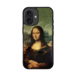 ikins iPhone 16用天然貝ケース モナ・リザ I27117I16-イメージ1