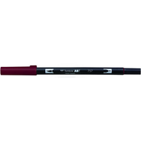 トンボ鉛筆 デュアルブラッシュペン ABT Port Red F040069-AB-T757