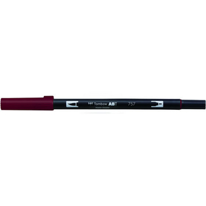 トンボ鉛筆 デュアルブラッシュペン ABT Port Red F040069-AB-T757-イメージ1