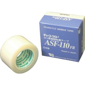 ｃｈｕｋｏｈ フッ素樹脂フィルム粘着テープ ＡＳＦー１１０ＦＲ ０．１８ｔ×３８ｗ×１０ｍ chukoh フッ素樹脂粘着テープ(乳白色フィルムタイプ) ASF110FR-18X38-イメージ1