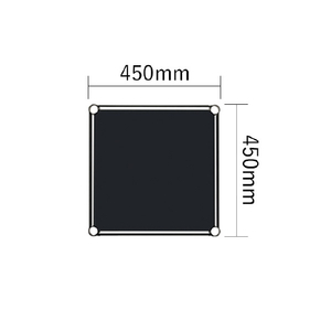 エレクター ベーシックシリーズ Fシュルフ W450xD450mm ブラック 1枚 ブラック ﾌﾗﾂﾄｼｴﾙﾌW45XD45CMBK-イメージ2