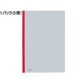 コクヨ カラーレールクリヤーホルダー A4タテ 20枚収容 赤 5冊 1パック(5冊) F836230-ﾌ-760R