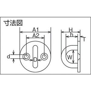 水本機械製作所 ステンレス ラウンドアイ φ50mm 508 FC902FE-3787958-イメージ2