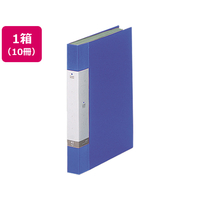 リヒトラブ リクエスト クリヤーブック A4タテ 40ポケット 青 10冊 1箱(10冊) F836083-G3202-8
