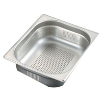 江部松商事 18-8 穴明ガストロノームパン 1／2 100mm FC437LZ-8853000