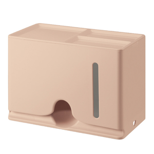 エレコム マスク用抗菌収納ボックス ピンク IPMMKBOXPN-イメージ1
