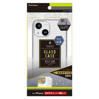 トリニティ iPhone 15用[GLASSICA Solid] 超精密設計 背面ガラスケース クリア TR-IP23M2-CGSL-PCCCL