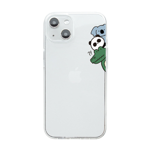 Dparks iPhone 14用ソフトクリアケース のぞき DS24118I14-イメージ1