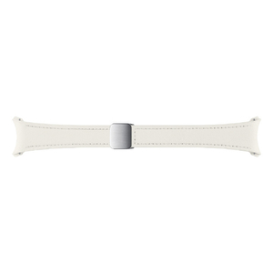 Samsung Galaxy Watch6シリーズ用純正交換バンド D-Buckle Hybrid Leather Band(Slim, S/M) CREAM ET-SHR93SUEGJP-イメージ1