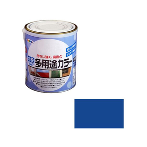 アサヒペン 水性多用途カラー 1.6L 青 FC689PM-イメージ1