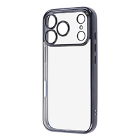 レイ・アウト iPhone 17 Pro用ソフトケース 精密設計 フレームメッキ / ブラック RT-P53PFC2/BM