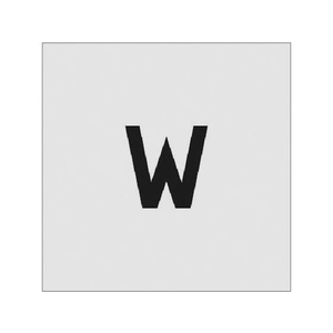 アイマーク ステンシル W 文字サイズ50×40mm FC813JD-8186077-イメージ1