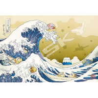 エンスカイ 星のカービィ マジカルピース -ライト- ジグソーパズル300ピース【 プププ三十六景 フロートアイランズ沖浪裏】300-ML01 AT300ML01ｶ-ﾋﾞｲｻﾝｼﾞﾕｳﾛｸｹｲ