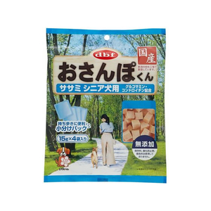 デビフペット おさんぽくん ササミ シニア犬用 15g×4袋入 FC410NW-イメージ1