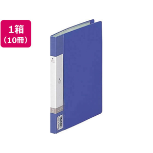 リヒトラブ リクエスト クリヤーブック A5タテ 20ポケット 青 10冊 1箱(10冊) F836085-G3216-8-イメージ1