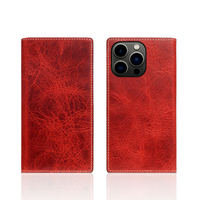 SLG Design iPhone 13 Pro用ケース Badalassi Wax case レッド SD22119I13PRD