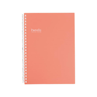 リヒトラブ Pastello ツイストノート A5 24穴 レッド FC09862-N1958-3