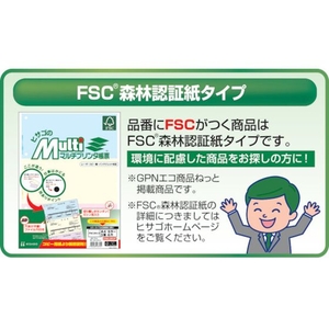 ヒサゴ プリンタ帳票A4白紙3面6穴 FC108KR8560383-イメージ2
