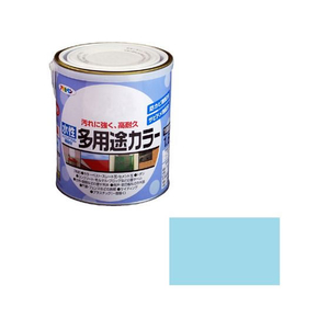 アサヒペン 水性多用途カラー 1.6L 水色 FC690PM-イメージ1