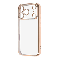 レイ・アウト iPhone 17 Pro用ソフトケース 精密設計 フレームメッキ / ピンクゴールド RT-P53PFC2/PGM