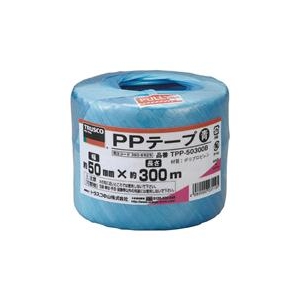 トラスコ中山 TRUSCO　PPテープ　幅50mmX長さ300m　青 TPP-50300B-イメージ1