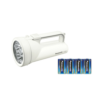 パナソニック 乾電池エボルタNEO付き ワイドパワーLED強力ライト ホワイト BFBS02KW