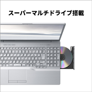 富士通 16型WUXGA/Core i5/Iris Xe グラフィックス/メモリ16GB/約256GB SSD/DVD/WiFi 7 e angle select FMV Note A ファインシルバー FMVA53K3S5-イメージ8
