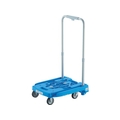 トラスコ中山 TRUSCO 樹脂台車 カルティオミニ weego 省音G車輪 青 ストッパー FC761HK-8187000