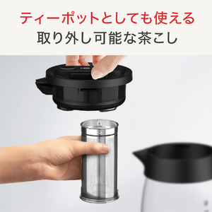 ティファール ガラスケトル(1．5L) テイエールロックコントロール ブラック BJ8158JP-イメージ2