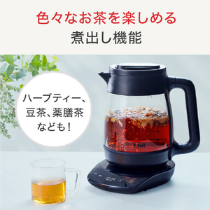 ティファール ガラスケトル(1．5L) テイエールロックコントロール ブラック BJ8158JP-イメージ5