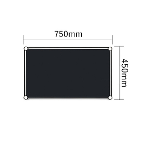エレクター ベーシックシリーズ Fシュルフ W750xD450mm ブラック 1枚 ブラック ﾌﾗﾂﾄｼｴﾙﾌW75XD45CMBK-イメージ2