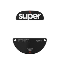 Pulsar Superglide Type-C for TenZ Signature Edition Gaming Mouse Black(Type-C) PTZSGCB
