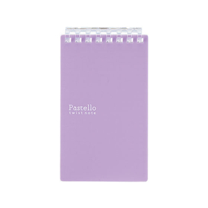 リヒトラブ Pastello ツイストノート メモサイズ 8穴 パープル FC09864-N1961-10-イメージ1