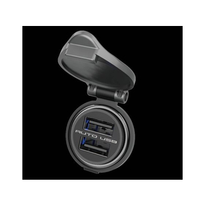 カシムラ DC24W USB2ポート 自動判定 コンパクト FC338NM-DC047-イメージ3