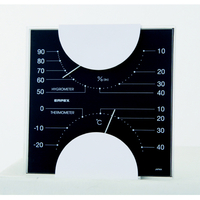 エンペックス 温度計・湿度計 MONO 黒/白 MN4812