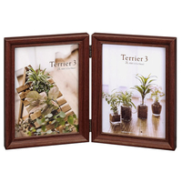 ハクバ フォトフレーム テリア3 2Lサイズ 2面(タテ・タテ) ブラウン FWTR3-BR2L2T