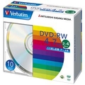 Verbatim データ用DVD-RW 4．7GB 2-4倍速 10枚入り DHW47Y10V1