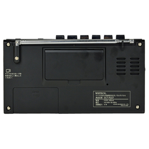 WINTECH MicroSD/USB録音対応ラジカセ ブラック SCT-R227K-イメージ4