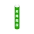 ユニット #単管用ロール標識昇降階段(縦型) プラスチック 350×155 FC232GF-7402708-イメージ1