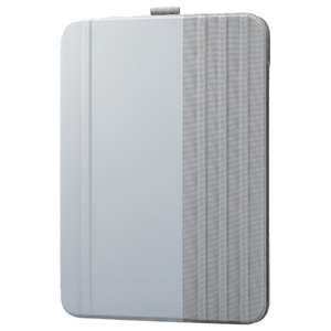 エレコム iPad 第10世代用フラップケース ソフトレザー ドローイングアングル 多段階 スリープ対応 グレー TB-A23RWVDGY-イメージ1