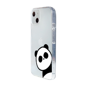 Dparks iPhone 14用ソフトクリアケース パンダ DS24120I14-イメージ2