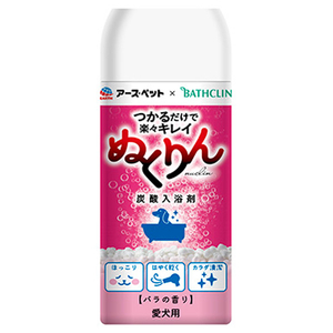 アース・ペット 愛犬用 炭酸入浴剤 ぬくりん バラの香り 300g ﾆﾕｳﾖｸｻﾞｲﾇｸﾘﾝﾊﾞﾗ300G-イメージ1