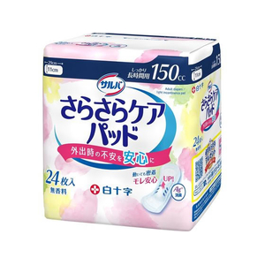 白十字 サルバ さらさらケアパッド 150cc 24枚 FC805TH-イメージ1