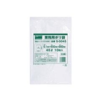 トラスコ中山 TRUSCO　業務用ポリ袋0．1×45L　10枚入 S-0045