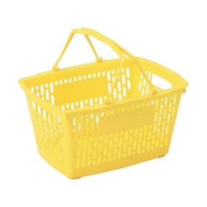 岐阜プラスチック工業 買物篭MY-15 黄 FC711GJ-3029689-イメージ1